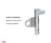 Point d'ancrage pour acrotère/parapet