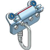 Chariot pour fixation haute par utilisateur (max. 4) par LDV