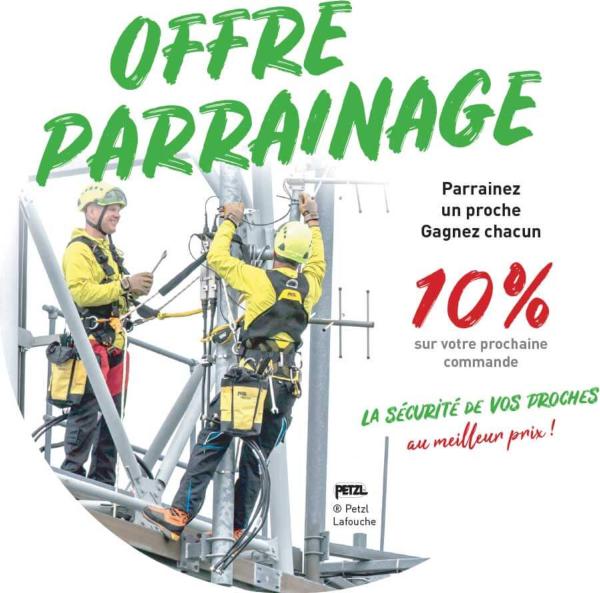 Offre parrainage 5% pour chaque filleul et le parrain